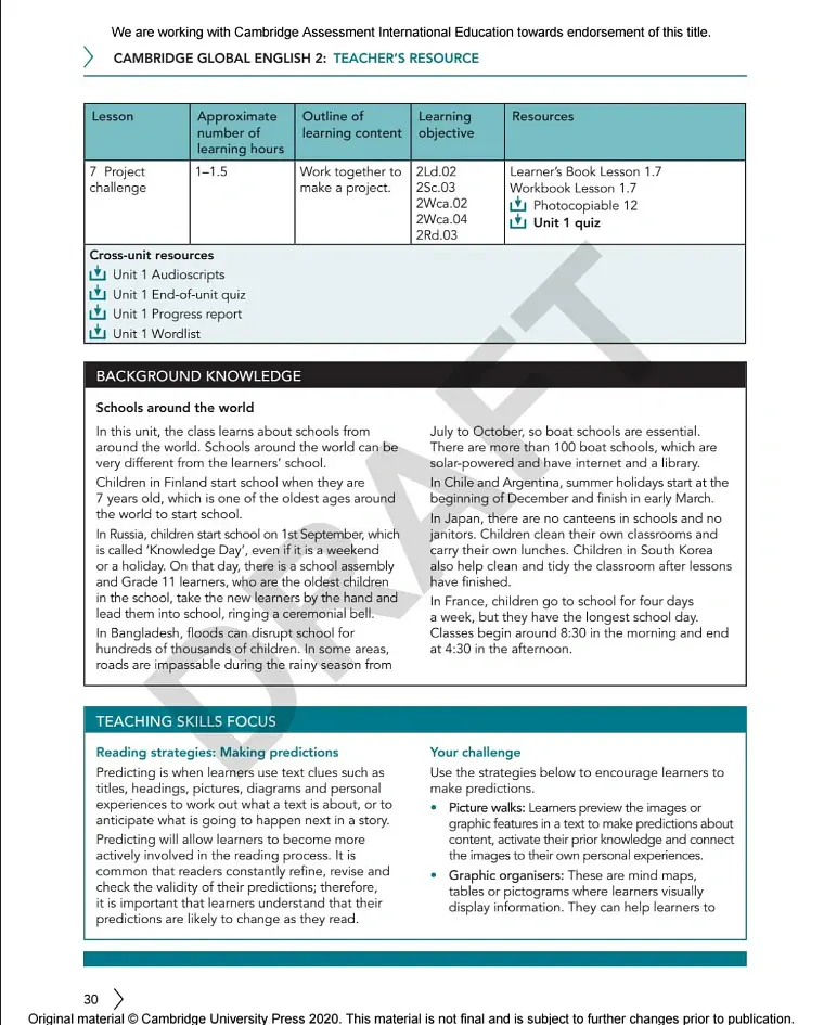 Cambridge Global English 2. Teacher's Resource with Digital Access - Кетрін Гарпер - фото 5