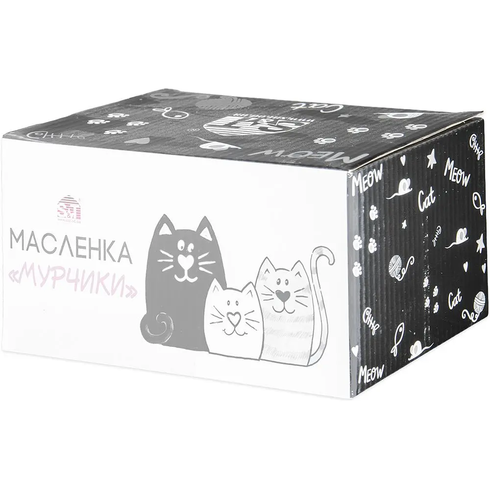 Уцінка. Маслянка SnT Мурчики 13x17x5.5 см (3397-19) - фото 3