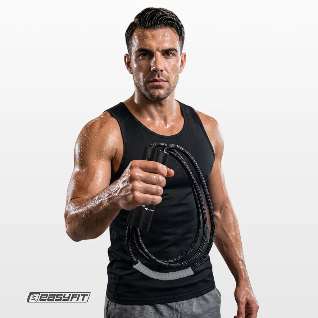 Швидкісна скакалка для боксу 2 в 1 EasyFit CrossPower - фото 3