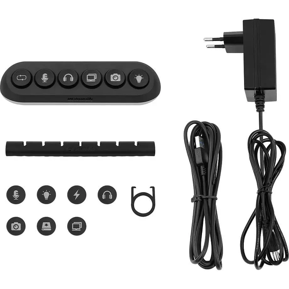 USB-Хаб Streamplify HUB DECK 5-RGB-EU-F, чорний - фото 11