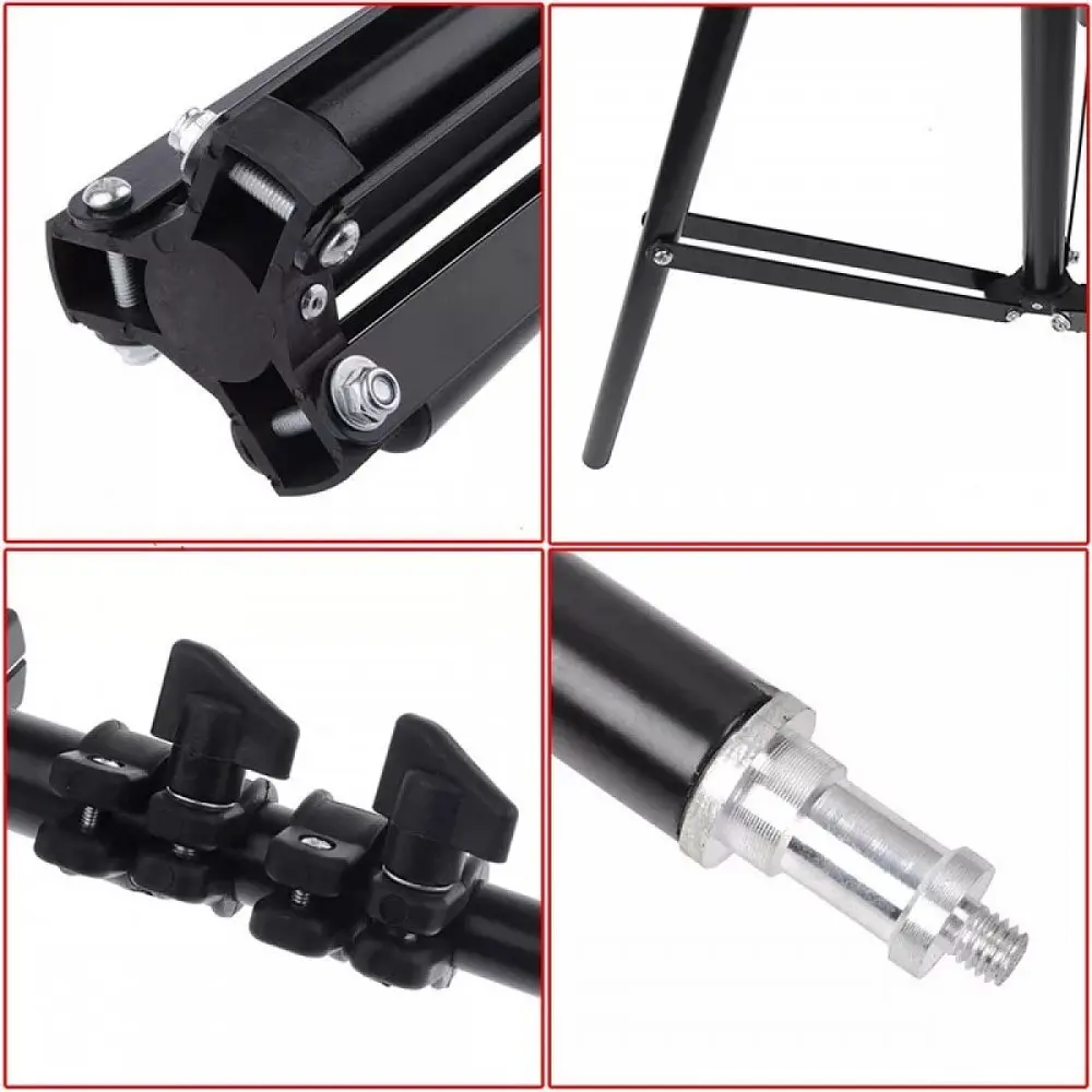 Штатив для освітлення Light Stand 8806 ( 2,1 m ) Black - фото 3