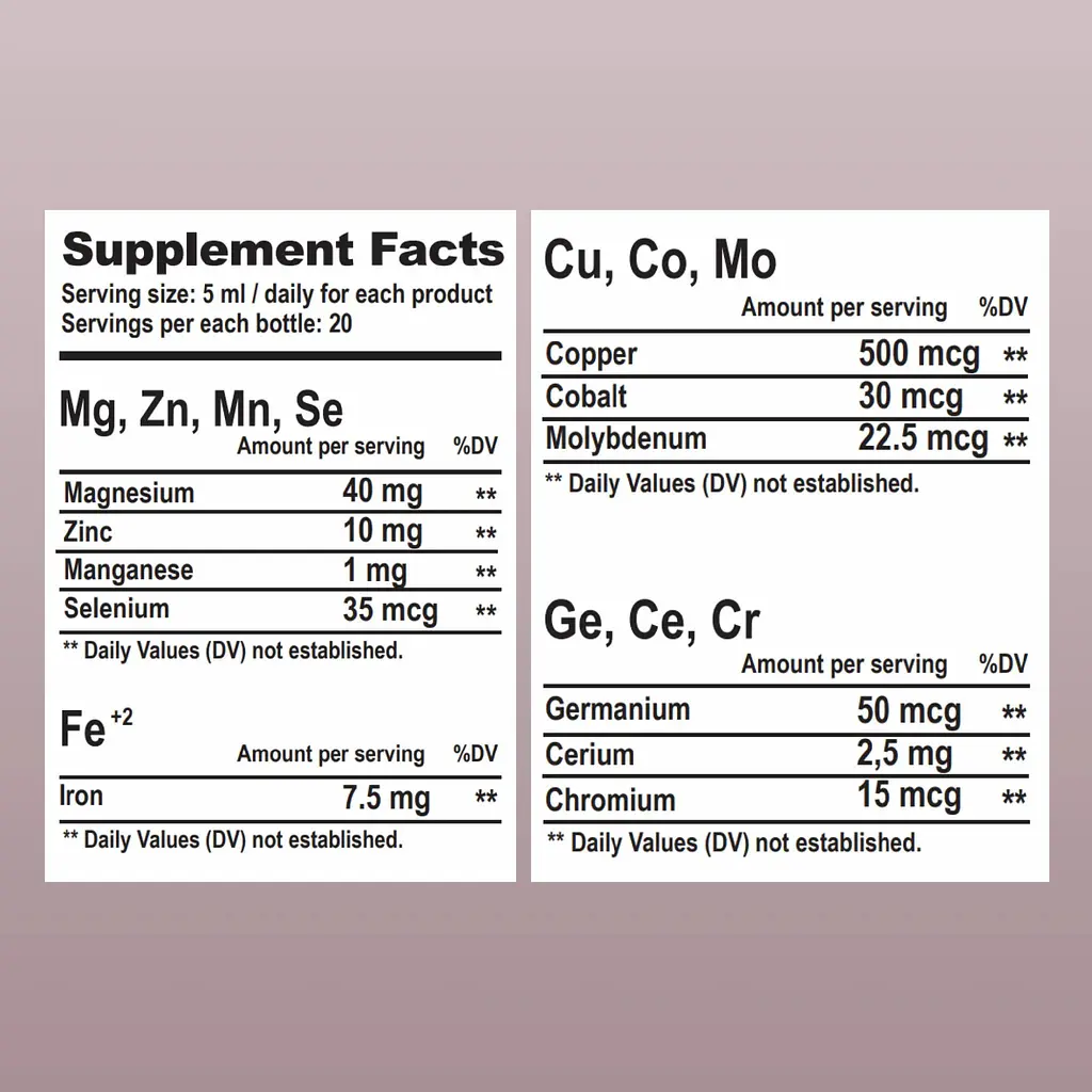 Вумен Пауер Nano Pure Labs Hormonal Balance Bioavailable mineral complex Woman Power 4 x 100 мл - фото 7