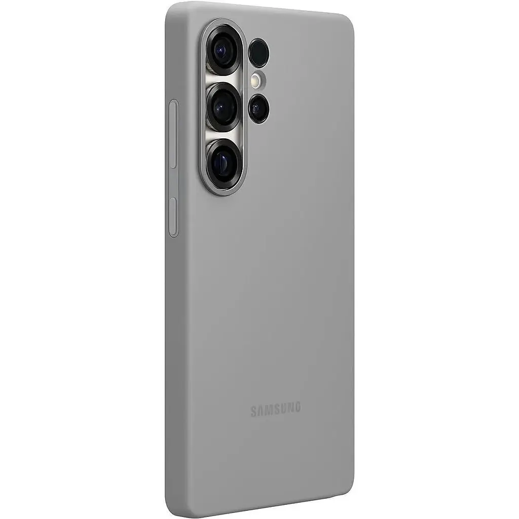 Оригінальний протиударний силіконовий чохол Samsung Silicone Case для Galaxy S25 Ultra Gray EF-PS938CJEGWW - фото 9