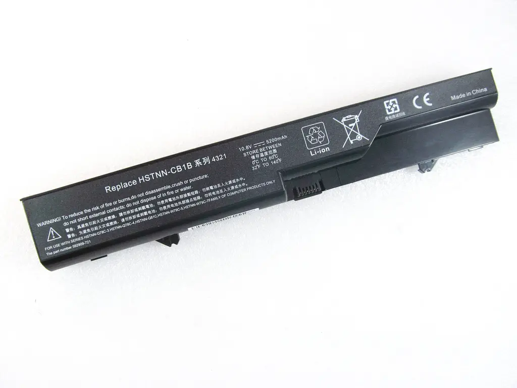 Акумулятор для ноутбука HP ProBook 4520s HSTNN-DB1A, 5200 mAh, 6cell, 10.8V, Li-ion, чорний - фото 2