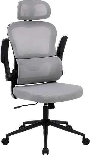 Офісне крісло GT Racer B-5880 Black/Gray - фото 2