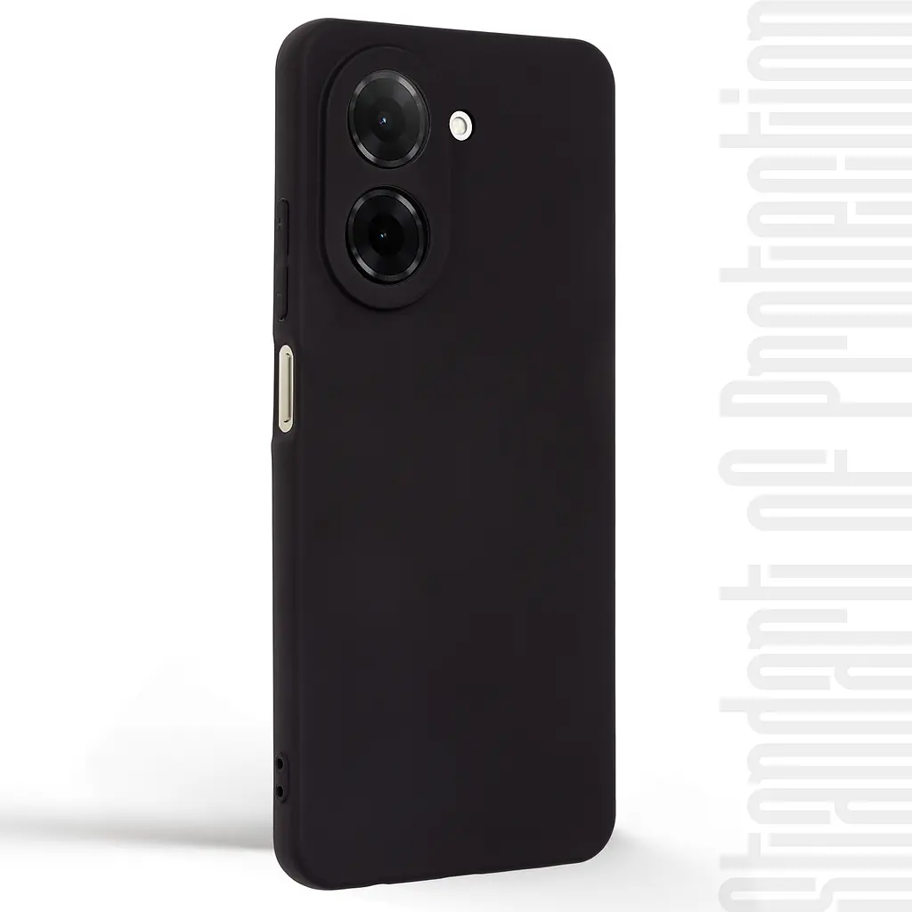 Чехол-накладка для смартфона Xiaomi Redmi A5 4G (GL) Poco C71 4G противоударный, силиконовый, термополиуретановый (ТПУ), с защитой камеры и корпуса, черный, защита всего корпуса, ArmorStandart (ARM84710) - фото 2