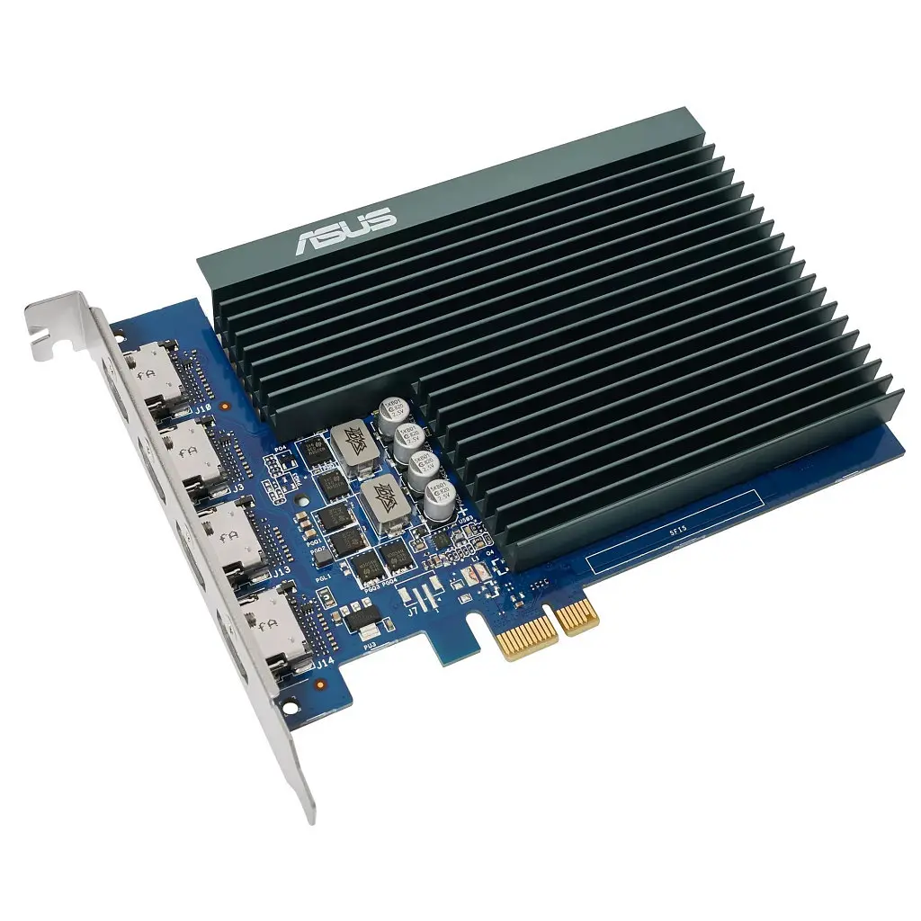 Відеокарта ASUS GeForce GT730 2048Mb 4*HDMI (GT730-4H-SL-2GD5) - фото 3