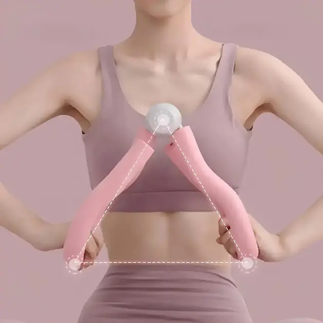 Тренажер для ніг Метелик OPP leg beauty device Рожевий AND LY-675 - фото 3
