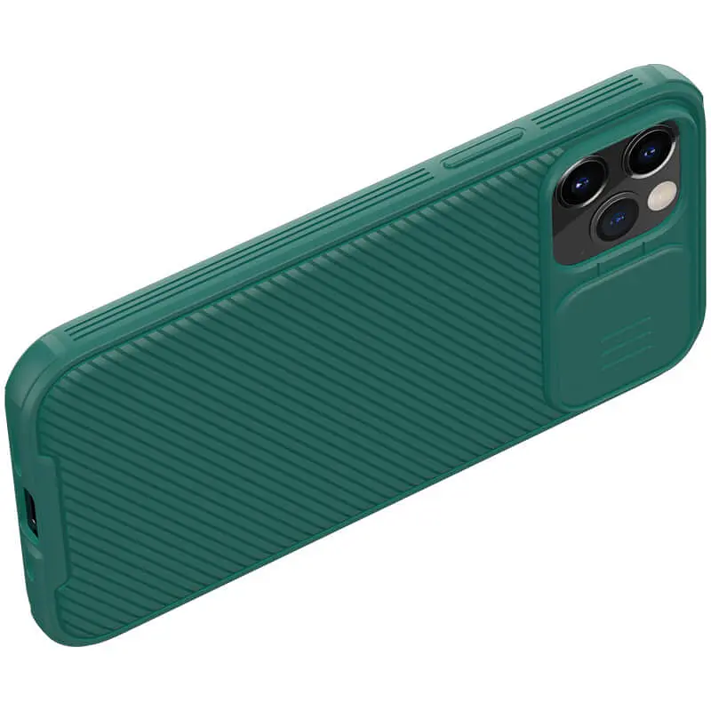 Карбоновая накладка Nillkin CamShield Pro для Apple iPhone 14 Pro Max 6.7 Dark Green - фото 3