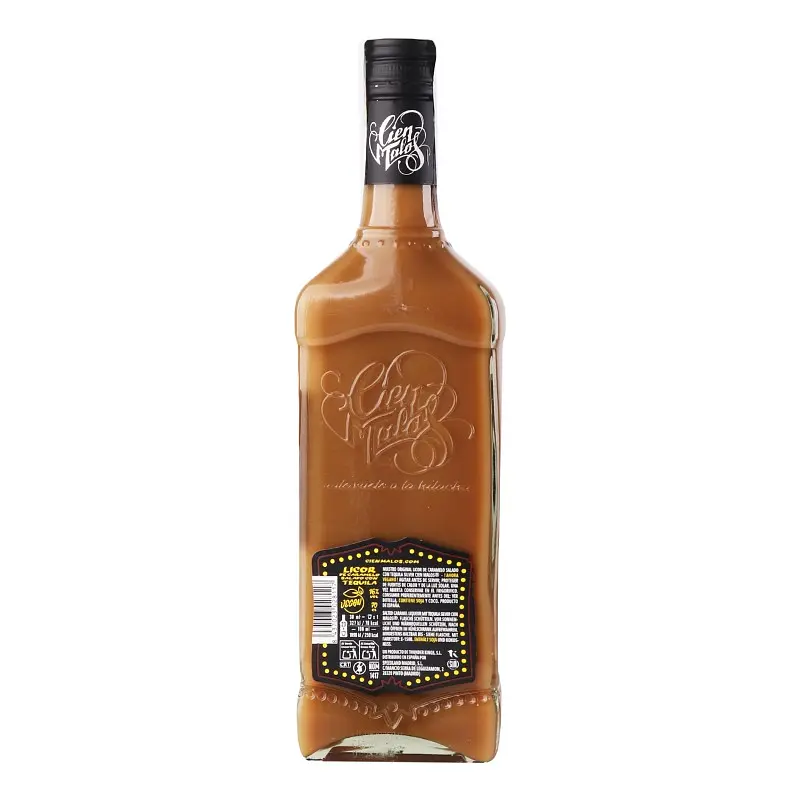 Лікер Cien Malos Caramelo 16% 0.7 л  - фото 2