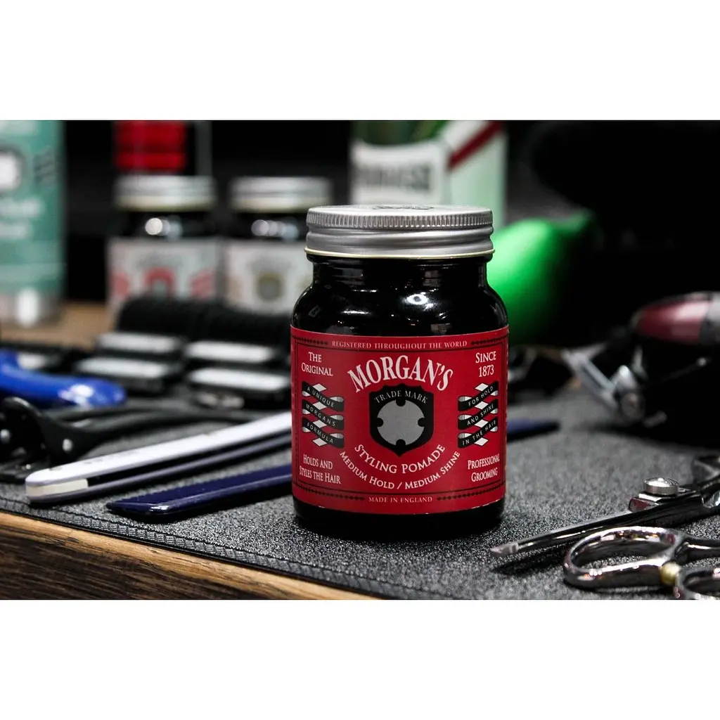 Помада для стилізації волосся Morgan's Styling Pomade Medium Hold and Shine 100 г - фото 6