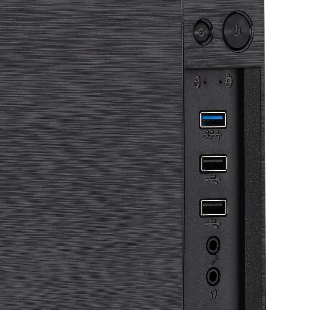 2E Корпус Basis RD8603U-400 з БЖ 2E ATX400W, 1xUSB3.0, 2xUSB2.0, VGA 320мм, mATX, чорний - фото 10