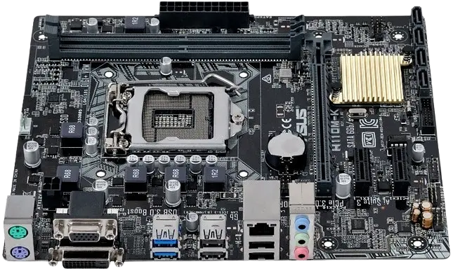 Материнська плата Asus H110M-K LGA 1151v1 (H110M-K) Б/В - фото 3