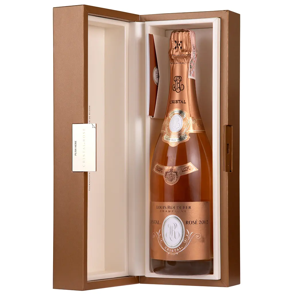Шампанське Louis Roederer Cristal Rose Vintage 2012, рожеве, брют, 12%, 0,75 л (1003128) - фото 2