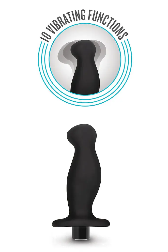 Стимулятор простати Anal Adventures Platinum Vibrating 2, 10.7 см чорний - фото 2