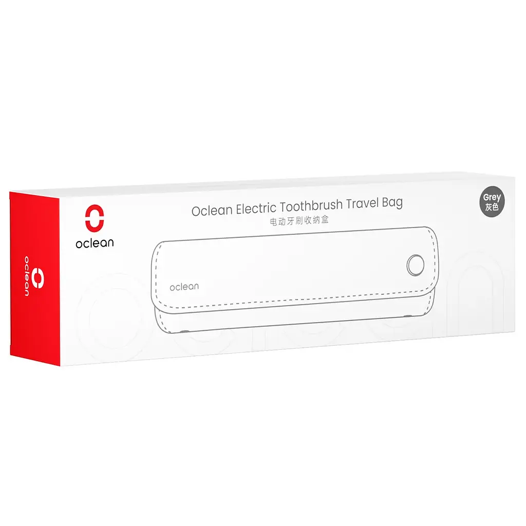 Дорожній футляр для зубної щітки Oclean Toothbrush Travel Case Сірий New Soft (6970810553406) - фото 4