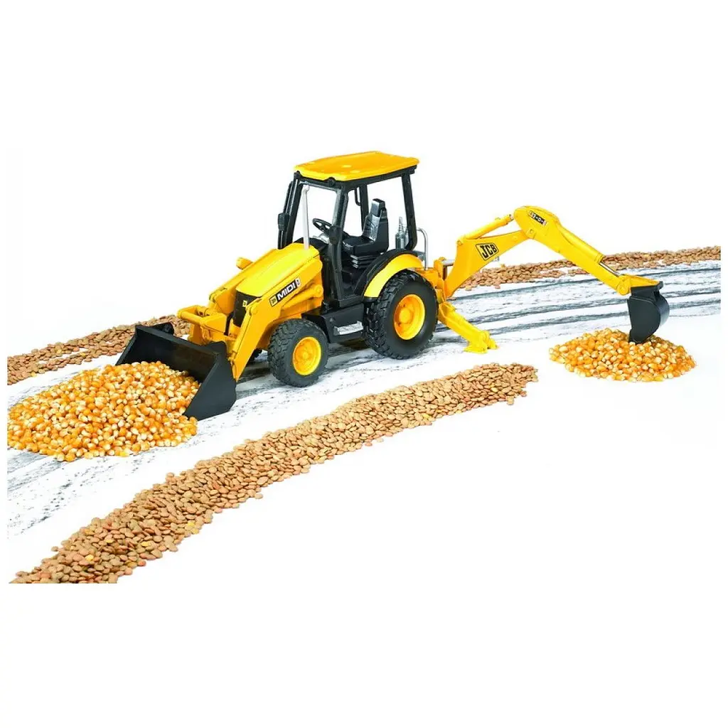 Набір іграшковий Bruder Тягач MAN TGA з екскаватором JCB Midi CX (01654) - фото 6