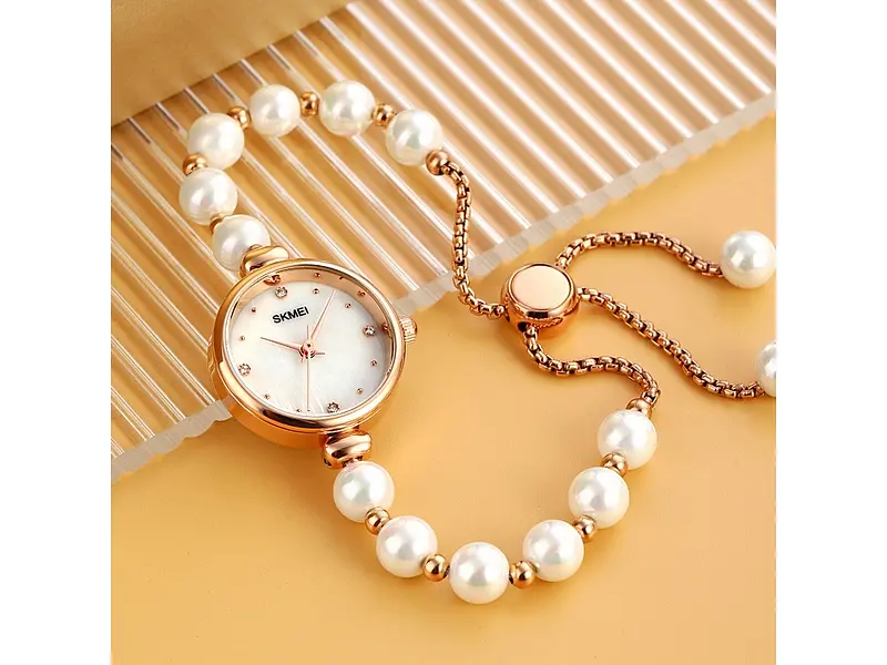 Наручний годинник жіночий 1983WT White Skmei acs0030433 - фото 4