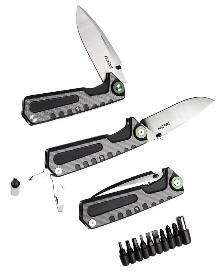 Багатофункціональний ніж Xiaomi NexTool 3 в 1 NE20021 Black (6945064210863) - фото 7