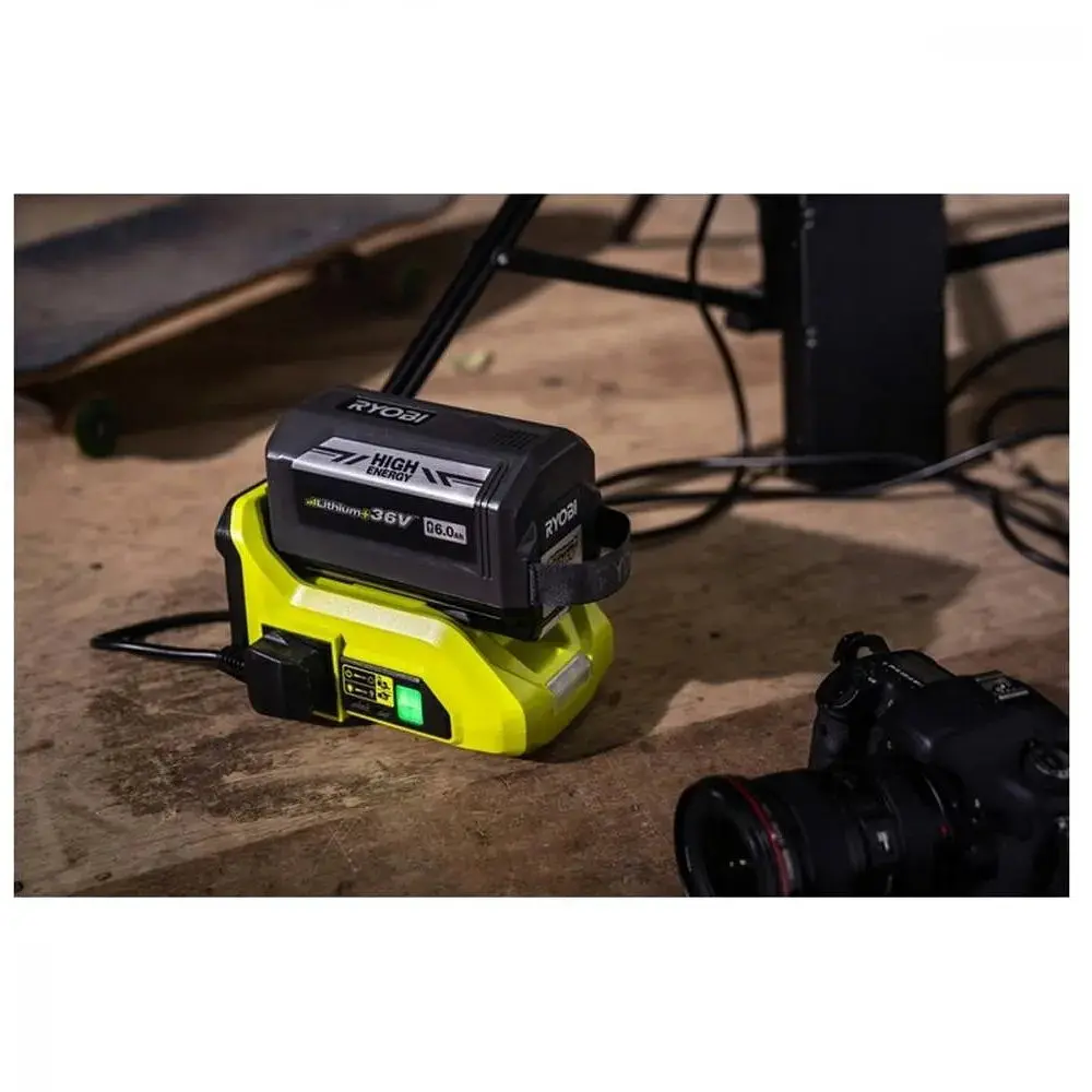 Преобразователь DC-AC (аккумуляторный инвертор) Ryobi RY36BI300A-0 - фото 7