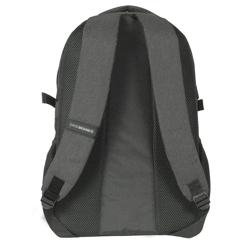 Рюкзак городской Swissbrand Kolding 27 Dark Grey (SWB_Q219BLKOL803U), Серый - фото 2