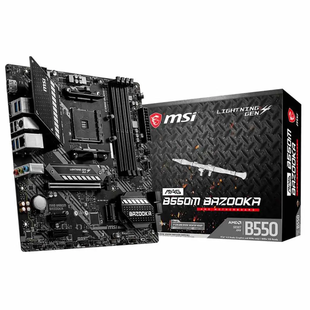 Материнська плата MSI MAG B550M Bazooka (MAG B550M Bazooka) (Socket AM4, AMD B550, Micro-ATX) Б/в - фото 5