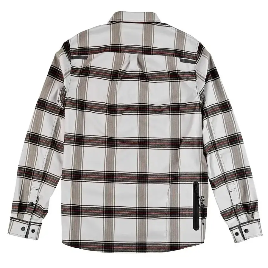 Сорочка TLD Grind Flannel YD Plaid Misty Grey XL Troy Lee Designs (1106-827650015) - фото 2