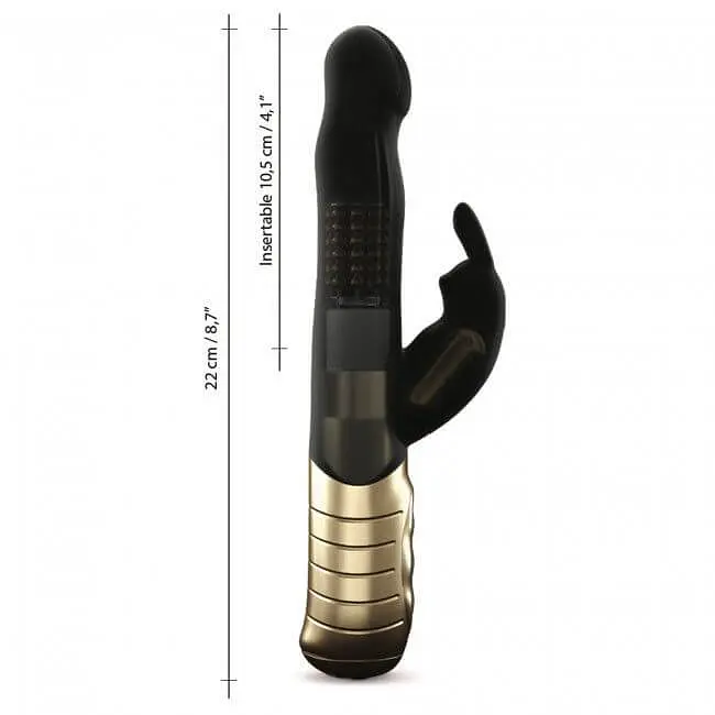 Вібратор-кролик Dorcel Baby Rabbit Gold 2.0 з перловим масажем і голівкою, що обертається. Dorcel SO4068 90557 - фото 7