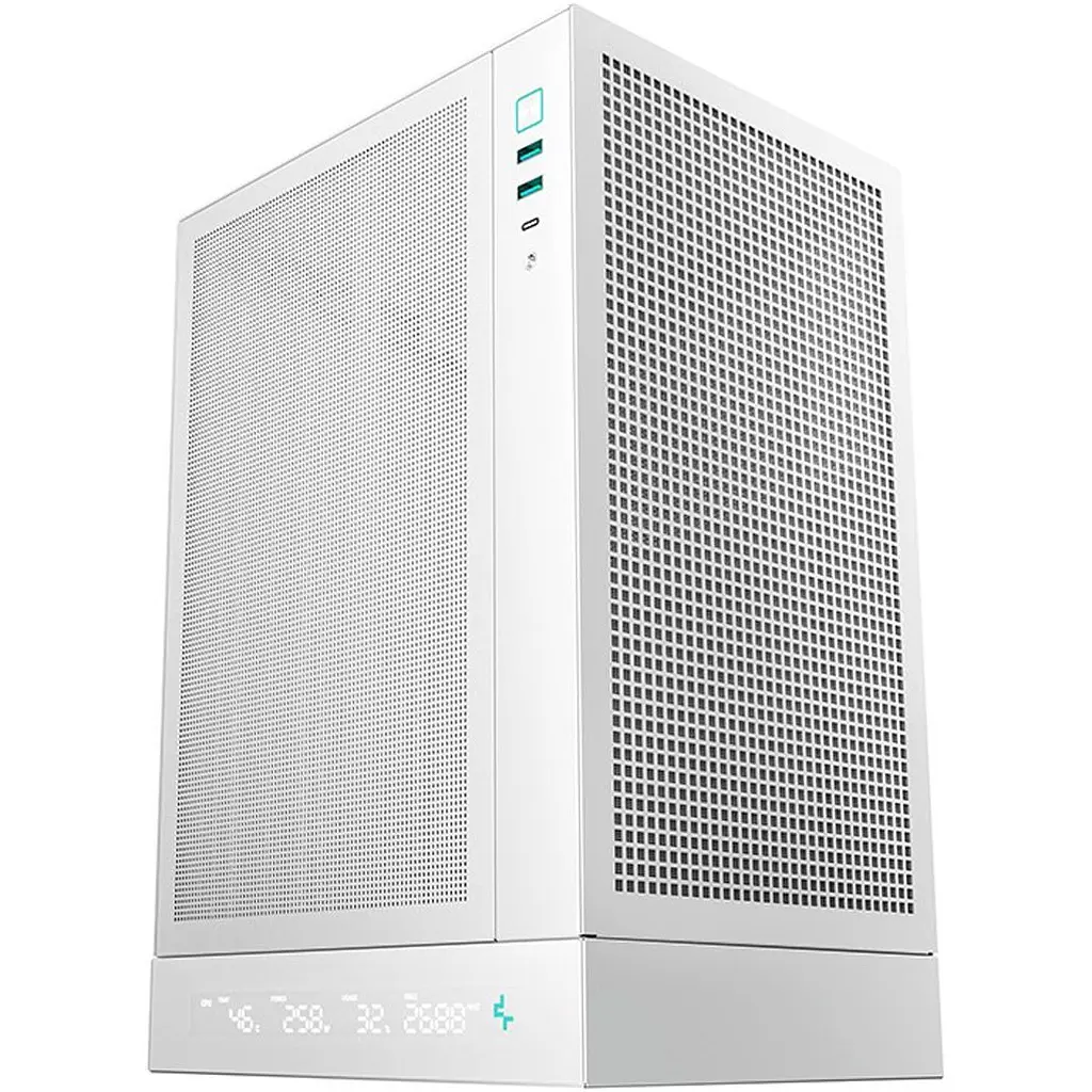 Корпус Deepcool CH170 Digital White (R-CH170-WHNPI0D-G-1) [146737] - фото 2