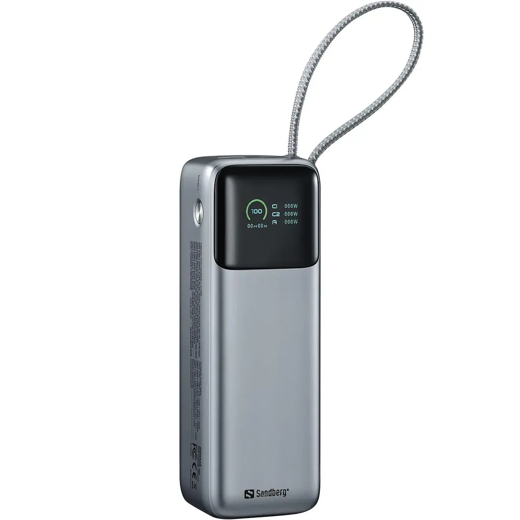 Павербанк Sandberg Black 27 000 mAh / 240 Вт (421-31) - фото 5