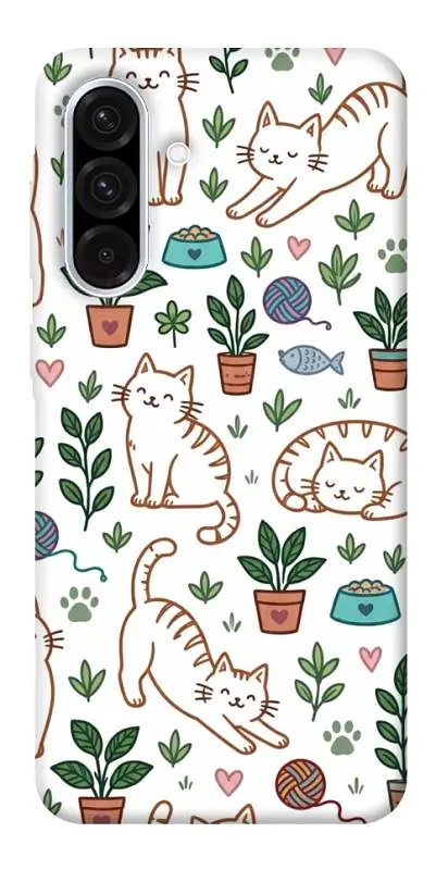 TPU чохол Demsky Cats pattern для Samsung Galaxy A56 5G