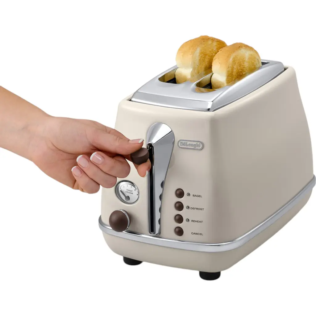 Тостер DeLonghi CTOV 2103 BG на 2 тоста бежевый (0176129060/0230120036) - фото 7