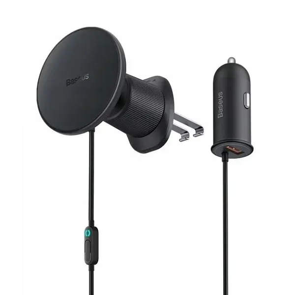 Бездротовий автомобільний зарядний пристрій Baseus CW01 Magnetic Wireless 15 W (+ АЗП Type-c 25 W) Claw Editon C40141000111-00 - фото 2