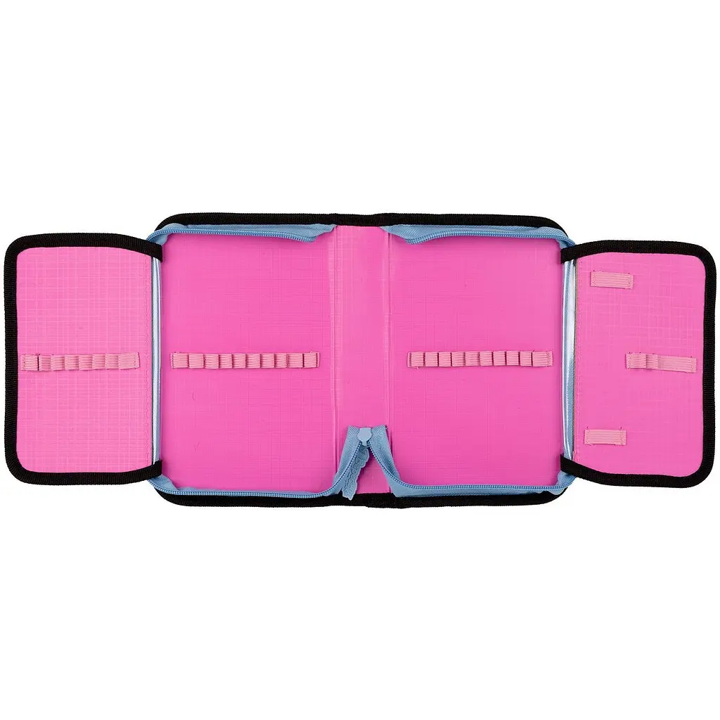 Пенал твердий 1 Вересня HP-04 Pink and Blue, 13х21х4 см, блакитний із бузковим (533456) - фото 4