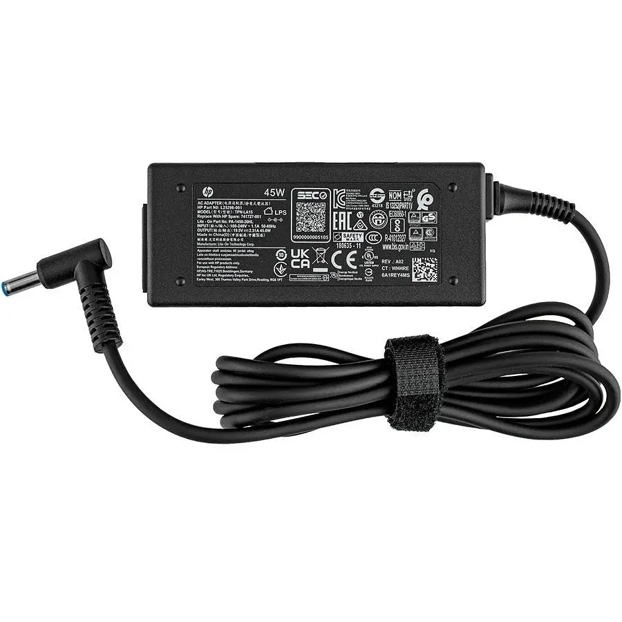 Блок живлення Hewlett Packard для ноутбука HP 19.5V 2.31A 45W 4.5*3.0-PIN чорний RECTANGULAR - фото 3