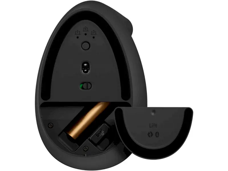 Миша Logitech Lift Vertical Ergonomic Mouse Graphite (910-006473) - фото 5