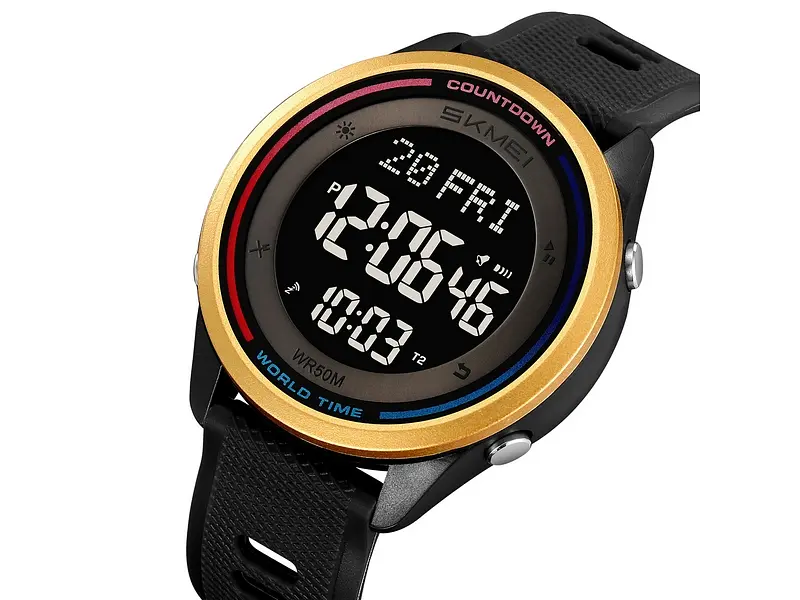 Чоловічий наручний годинник 2348BKGD Black-Gold Skmei acs0029989 - фото 4
