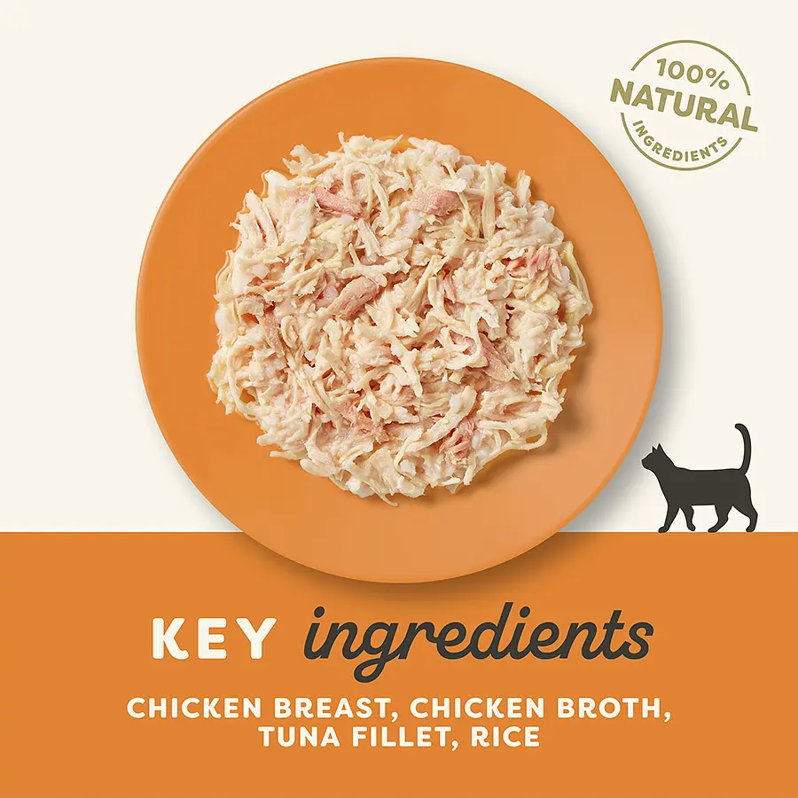 Вологий корм для котів Applaws Chicken Breast with Tuna Fillet in Broth, 70г - фото 2
