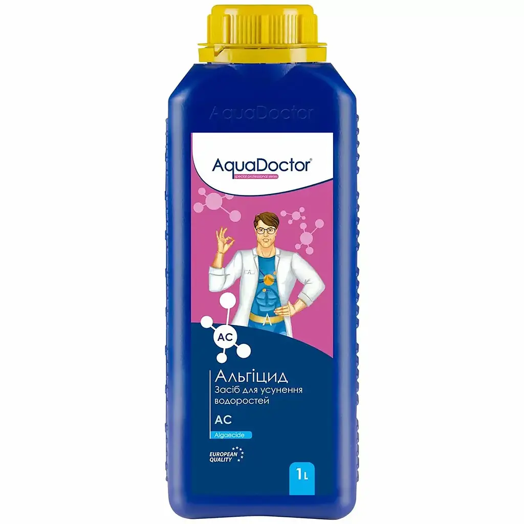 Стартовий комплект для басейну AquaDoctor Super Kit 5в1 30–50 м³ | швидкий та повільний хлор, альгіцид, флокулянт, pH Minus 88525 - фото 2