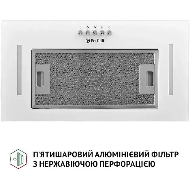 Витяжка вбудована Perfelli BI 5684 WH 1000 LED - фото 3