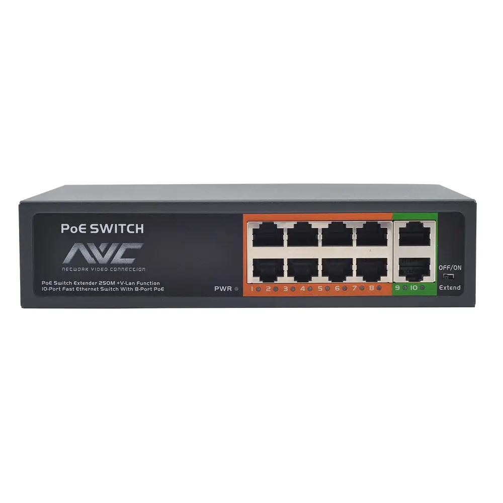 PoE-комутатор 10-портовий NVC-108Ex (73-00103) - фото 4