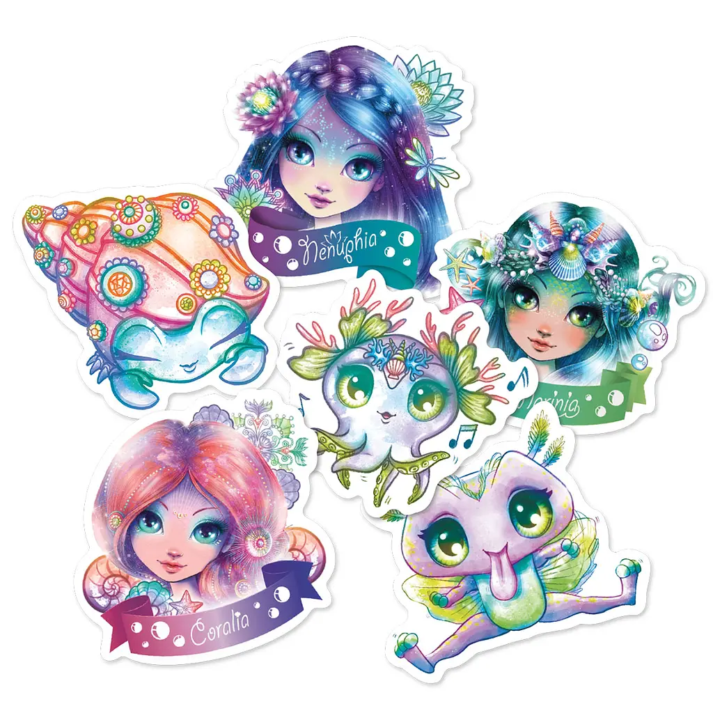 Набор виниловых наклейок Nebulous Stars Звезды Туманного мира 50 шт. (11460) - фото 10