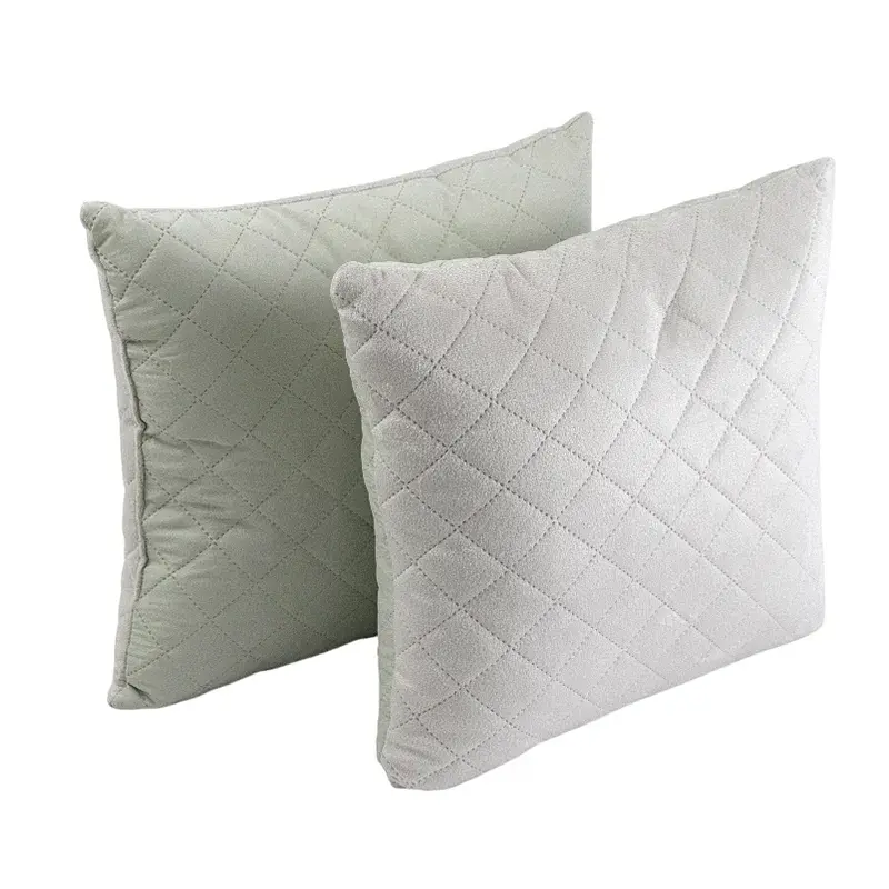 Двостороння декоративна подушка Руно Velour Ice ромб 40х40 см - фото 3