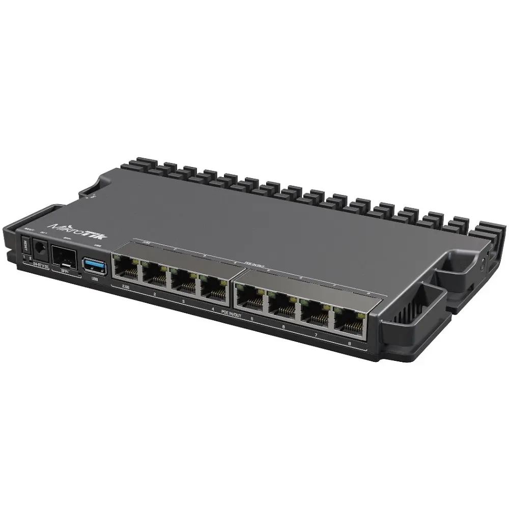 Маршрутизатор Mikrotik RB5009UPr+S+IN, 7х10/100/1000 Ethernet PoE out ports - фото 2