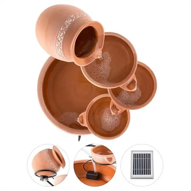 Каскадный солнечный фонтан Blumfeldt Empoli 200 л/ч (10022936) - фото 2