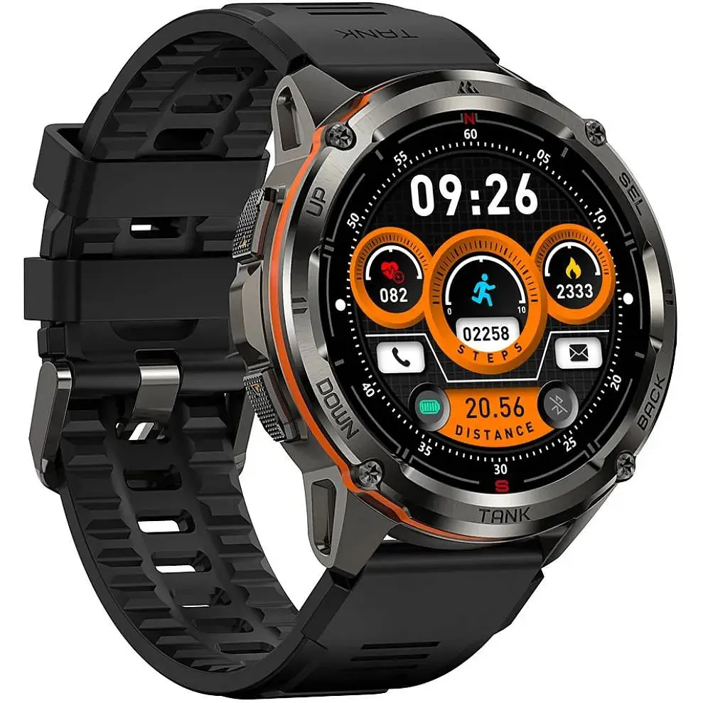 Смарт-годинник тактичний Kospet Tank T3 ULTRA Metal Black (KTT0003UMB) - фото 4