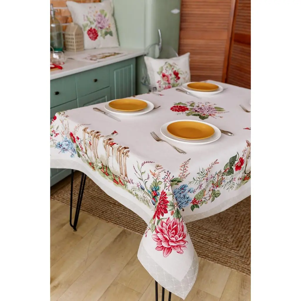 Скатертина Прованс Гуси прямокутна 180х135 см (34097) - фото 10