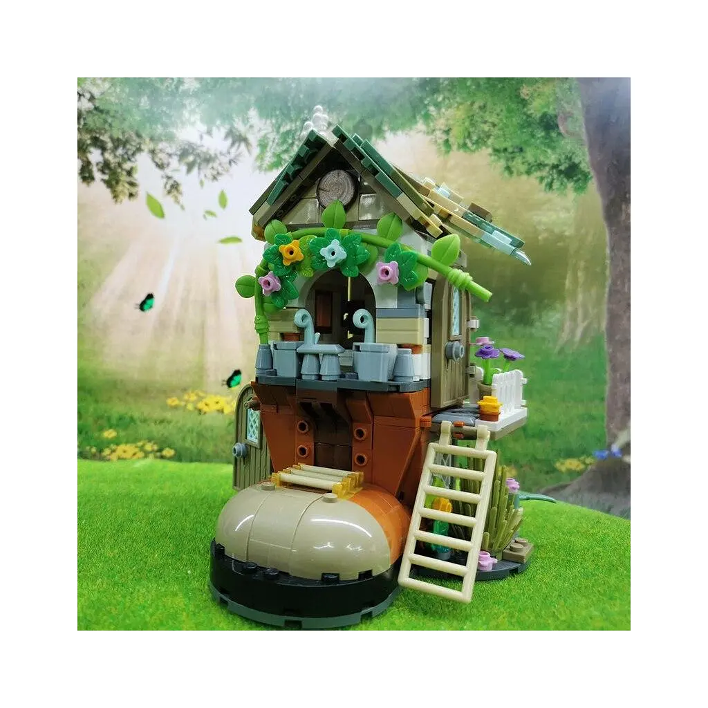 Конструктор LOZ mini Хижина гномів без фігурок (1226) - фото 6