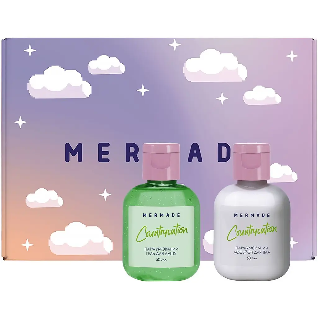 Парфумований набір для тіла Mermade Countrycation, гель для душу, 50 мл + лосьйон для тіла, 50 мл - фото 2