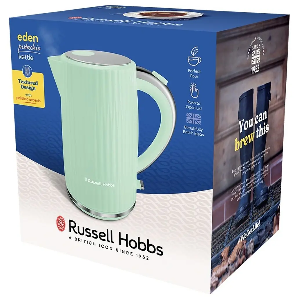 Електрочайник Russell Hobbs Eden 1.7 л фісташковий (27364-70) - фото 2
